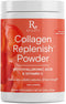 Reserveage Beauty Collagen Replenish Powder with Hyaluronic Acid & Vitamin C - No-Taste Collagen for Skin Care, Hair