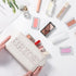 Etercycle Bride Letter Makeup Bag, Bling Pearl Rhinestone Cosmetic Bag for Bachelorette Party Women (Gold)