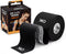 OK TAPE Kinesiology Tape 10 inches Precut, 20 Strips, Cotton Elastic Athletic Tape, Latex Free, Black