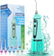 Water Dental Pik Flosser, Grinest 7 Modes Rechargeable Oral Irrigator, IPX7 Waterproof for Home Travel