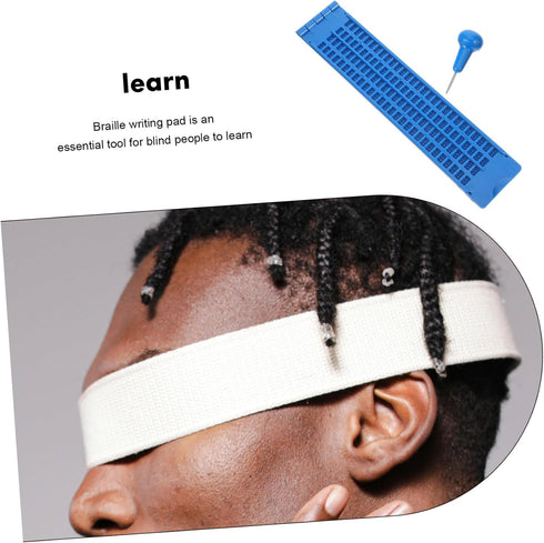 Ipetboom Braille Writing Board Kit with Stylus - Perfect for Learning and Outdoor Use