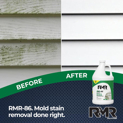RMR-86 Instant Mold and Mildew Stain Remover Spray, 1 Gallon, Scrub Free Formula