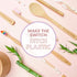 4 Pack Soft Bamboo Unicorn Toothbrush for Kids, Eco-Friendly, Soft Bristle for Sensitive Gums