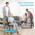 (500lbs Wheelchair Handle Extender Weight Capacity), Curved Handle/Ergonomic Design, Adjustable Wheel Chair