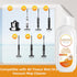 Vacbeuta 4 Packs Floor Cleaning Solution Compatible with Tineco iFloor & Floor One Cleaner Solution Orange Scented Deep