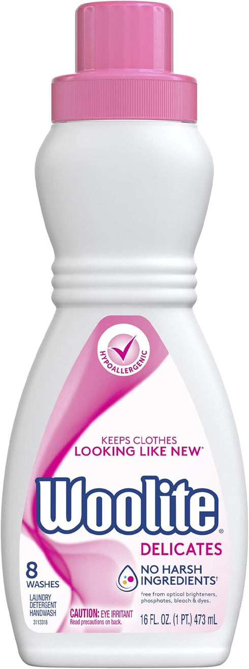 Woolite Delicates Hypoallergenic Liquid Laundry Detergent - 16oz, 8 Loads - Hand & Machine Wash