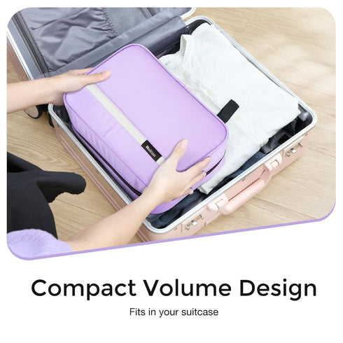 Maliton Travel Toiletry Bag for Women, Hanging Organizer with 4 Compartments, Portable Waterproof Compact Bathroom Bag