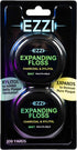 Woven Expanding Dental Floss, Naturally Waxed & Textured with Charcoal & Xylitol, Mint, 109 Yards