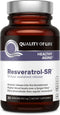 Quality of Life Powerful Anti Aging, All Natural Formula Resveratrol SR, 30 Vegicaps