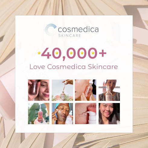 Illuminating Rose Gold Facial Serum Elixir - Hydrating Aloe & Hyaluronic Acid, 2 oz.