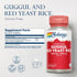 SOLARAY Guggul Gum Extract & Red Yeast Rice, 60 Servings, 120 VegCaps - Healthy Cardiovascular Function Support