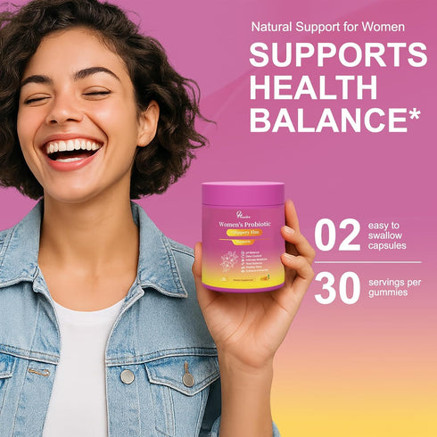 Heawdra Gummies: Immune 60 Gummies Her Juicy Women's Probiotic Supports Womens Wellness & pH Balance, Clean Vegan