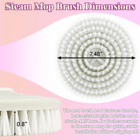 S7000 S7201 S7005 S7020 S7001C S7000AMZ S8001, 2 Pack Steam Cleaner Mop Replacement Brush Heads for Shark steam