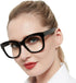 AEZUNI Oversized Reading Glasses for Women, Large Readers 0 1.0 1.25 1.5 1.75 2.0 2.25 2.5 2.75 3.0 3.5 4.0 5.0 6.0