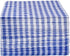 Gatherfun Cocktail Napkins 3-ply, 80PCS Blue and White Gingham Disposable Paper Napkins for Restaurant Bar Picnic
