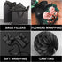 EUSOAR Black Wrapping Tissue Paper, 200pcs Present Packing Tissue Paper, 20x15 inches for DIY Crafts