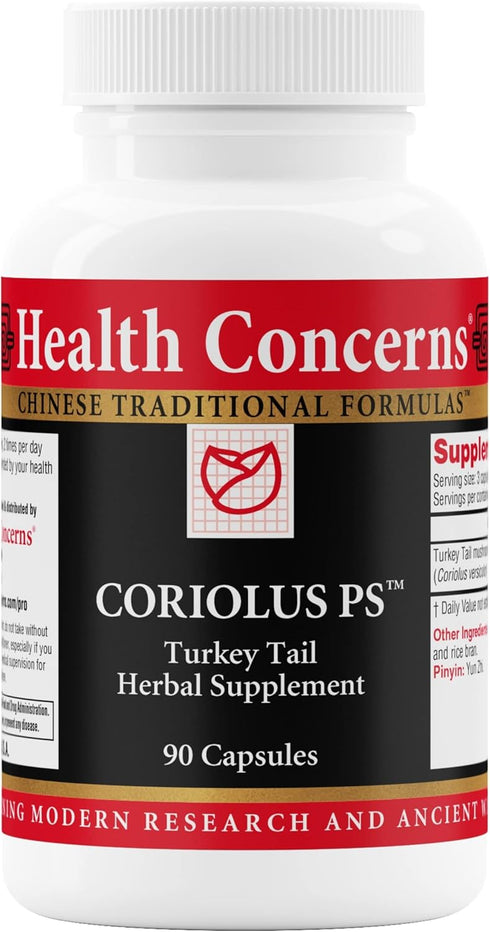 Health Concerns Coriolus PS - Immune System Support Mushroom Supplement - 90 Capsules