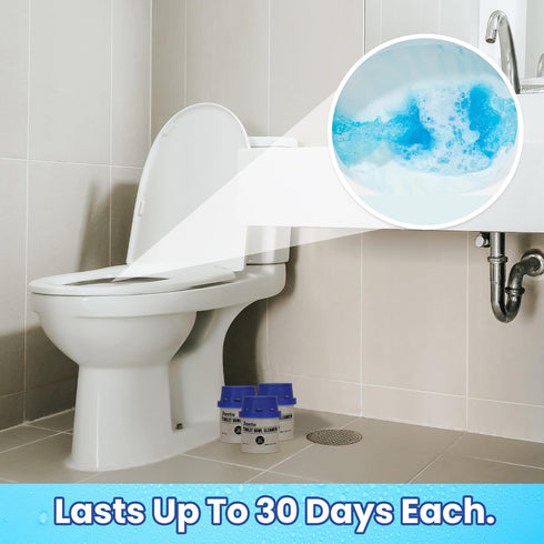 Toilet Bowl Cleaners, Automatic Toilet Bowl Cleaner Tablets, Long Lasting Cleaners for Inside The Bowl