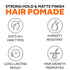 Thickening Hair Styling Pomade for Men - 1 Pack Strong Hold, Water Base, Natural Hair Growth Ingredients