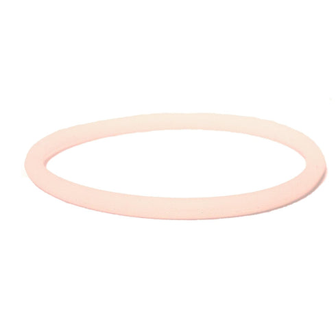 Mia Silkies Silicone Hair Elastics - Translucent Clear Rubber Bands for Women & Girls - 10pcs
