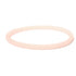 Mia Silkies Silicone Hair Elastics - Translucent Clear Rubber Bands for Women & Girls - 10pcs