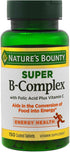 Nature's Bounty B-Complex with Folic Acid Plus Vitamin C, 150 Tablets (Pack of 1)