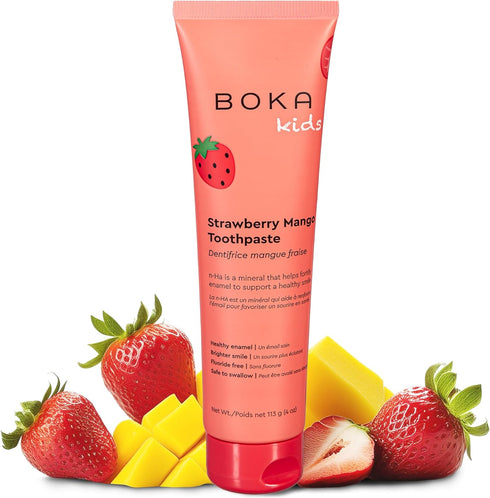 Boka Fluoride Free Toothpaste - Nano Hydroxyapatite, Sensitive Teeth, Whitening, Dentist Recommended for Adults and