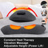 Zhaotingrui 3 1 in Back Massager, Electric Lumbar Support Pillow Heat Vibration Massage Lower Back Spine Decompression