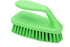 SPARTA Scrub Brush with Iron Shaped Handle and Stiff Bristles, Heavy Duty Scrubber Brush for Kitchen, Bathroom, Shower, Tile, Sink, Carpet and Bakepans, Polypropylene, 6 Inches, Lime