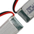 Vvsialeek 3.7V 380mAh Rechargeable Batteries Lithium ion Battery with JST Connector for Electronics Products, Toys