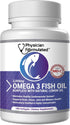 Fish Oil Omega 3 3000mg per Serving - 915mg EPA, 630mg DHA, 2000mg Total Omega 3, 180 Capsules
