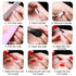 senvenski Color Changing Gel Nail Polish Kit, UV/LED Soak Off Nail Art Set with Glitter Colors