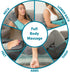 InvoSpa Deep Kneading Neck and Back Massager with Heat - Electric Full Body Relaxation Pillow