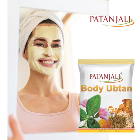 Patanjali Body Ubtan, pack of 2 - 100 g / 0.22 lb