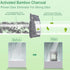 12 x 100g Activated Charcoal Odor Absorber | Nature Fresh Bamboo Charcoal Air Purifying Bag for Home, Closet, Car