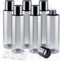 ZEJIA 200ML/6.8OZ Travel Size Toiletries, 6 Pack Plastic Travel Bottles, Double Leak Proof Containers for Shampoo Lotion