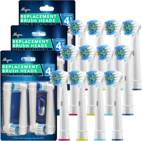 Replacement Brush Heads for Oral B Electric Toothbrush, Precision Brush Heads Refills (12 Pk)