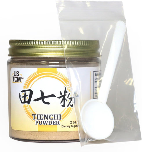 100% Pure Tienchi Powder Pseudoginseng Notoginseng Sanqi Powder 120mesh (2oz)