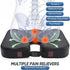 HANQIMER Tailbone 17" 16" Wheelchair Seat Cushion with Hole and Cutout for Pressure Relief, Ergonomic Wheelchair Donut