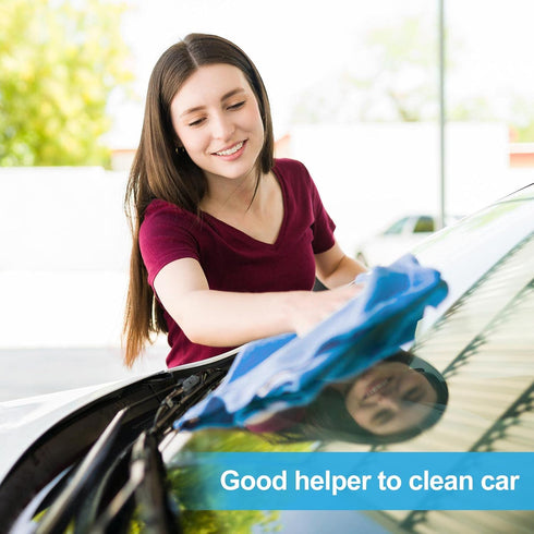 36 Pack 16'' x 16'' Microfiber Cleaning Cloths, Reusable Wash Rags for House Kitchen Car Window Dust Cleaning