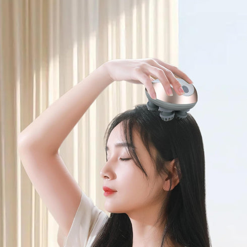 SWEETBIUTI 3 Scalp Massager Electric Scalp Massager Modes Cordless Stress Relax Hair Massager Scalp Waterproof Handheld