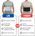 Rib Brace Chest Binder | Chest Compression Support for Rib Muscle Injuries, Bruised Ribs | Breathable Rib Wrap (S/M 34