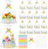 Zoketriton 24 Set Easter Buffalo Plaid Baskets for Gifts Empty with Cellophane Basket