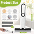 PISEMUAK 2 Countertop, Mini Sponge Mop Self Wringing, Foldable Desktop Mop with Upgraded Handle + Refill Heads, Compact
