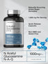 N-Acetyl Glucosamine 1000 mg, 120 Capsules, N-A-G Supplement Pills, Non-GMO & Gluten-Free by Horbaach