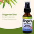 Herbs Etc. Singer's Saving Grace Extra Strength, 1 fl oz Throat Relief Spray with Licorice