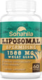 Spermidine Supplement 15 MG, 99% Purity, 1500 mg Fermented Wheat Germ Extract, 60 Softgels