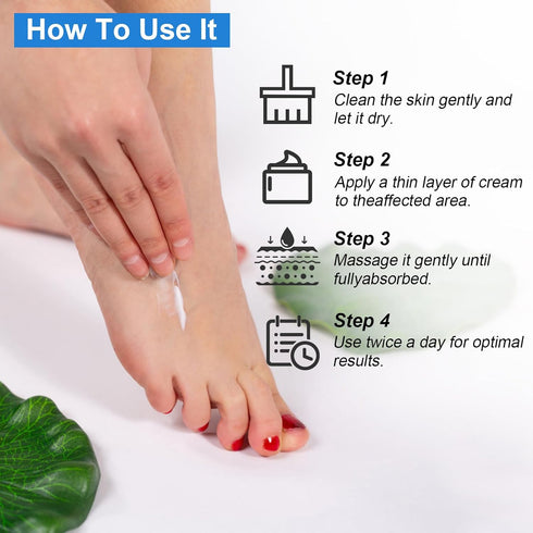 Urea Cream 42% Plus Salicylic Acid 2%, 2 Pack, Foot Care Moisturizer for Cracked Heels
