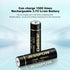 JESSPOW 10440 Rechargeable Battery, 3.7V 350mAh Li-ion Batteries for LED Flashlight Torch, 4 Pack