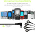 RLEXIO 20 Pack Set. 7000, TENS Unit Electrode Pads with Wire Cable Combination Reusable Premium Hydrogel Self-Adhesive